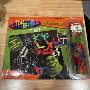 Lite-Brite Shrek 2 Picture Refill Set 2004 hasbro
